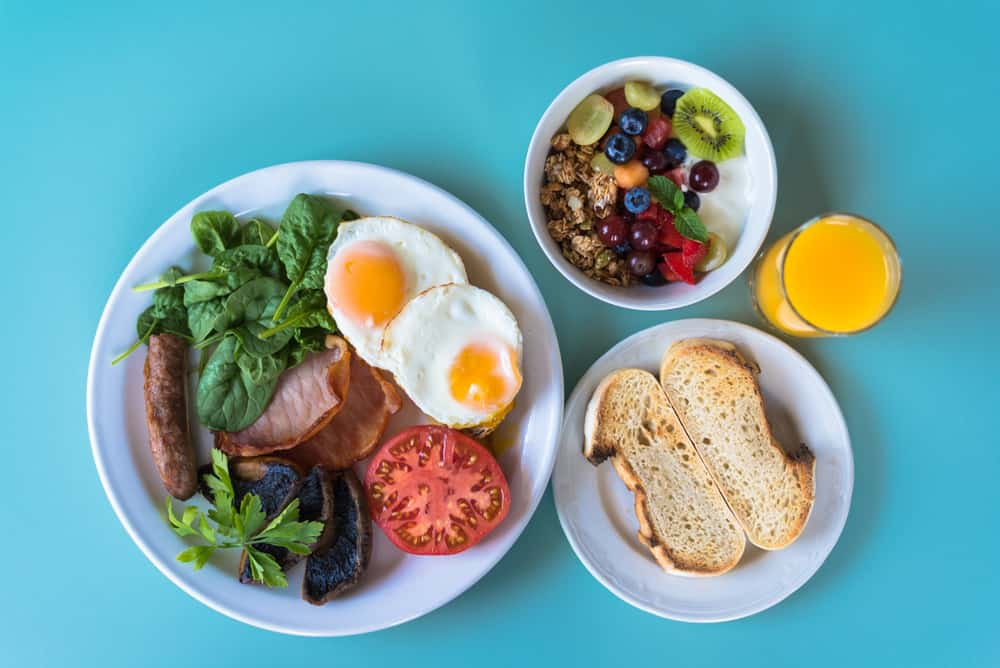 bữa sáng giảm cân khoa học giàu protein 